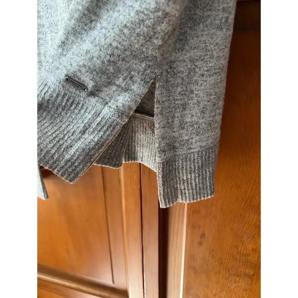 Abercrombie & Fitch Women's Turtleneck Soft Cozy Sweater Long Sleeve Gray Size S